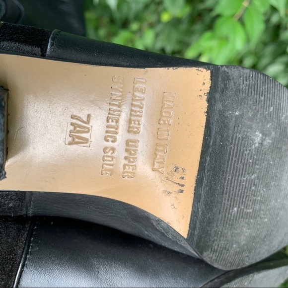 Vaneli Women’s Leather Black Boots Size 7AA - Picture 6 of 8